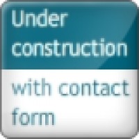   Under construction website with contact form