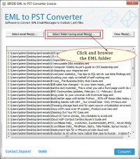  EML to Outlook 2010 Import