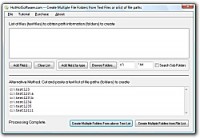   Get Make Multiple File Folders creator using Text Files or a file list