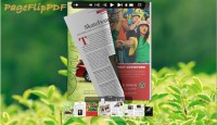   Green Style for Flipping Book Template