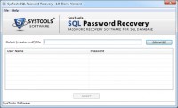   Reset SQL Password