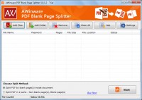   Pdf Blank Page Split Tool