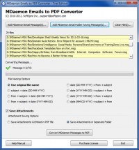   MDaemon to PDF Converter