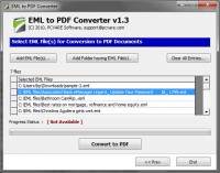   Convert .EML in PDF