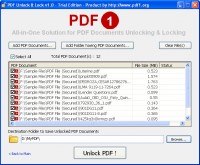   Print protected PDF Files
