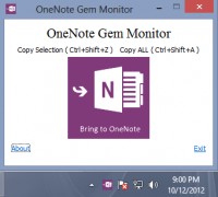   OneNote Gem Monitor