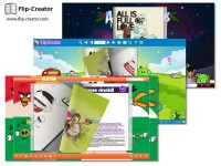   Angry Birds Theme for Flip Book Design
