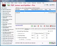   Apex Splitting and Merging PDF Files
