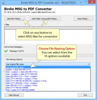   Convert MSG to PDF