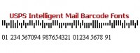   USPS Intelligent Mail Barcode Fonts