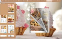   Delicious Cake Page Flipping Themes