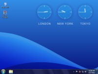   Time Zones Desktop Clock Wallpaper