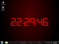   Mix Digital Desktop Clock Wallpaper