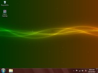   Green Animated Waves Desktop Wallpaper