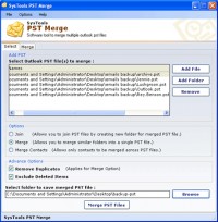   MS Outlook PST Merge