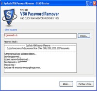   Word VBA Password Recovery Tool