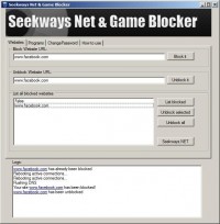   Seekways Net & Game Blocker