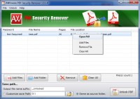   Remove Security from Adobe Pdf