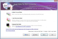   JCSOFT Free DjVu to PDF Changer