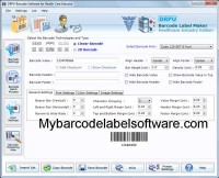   Healthcare Barcode Label Maker Software