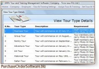   Tour and Training Software