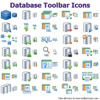   Database Toolbar Icons for Bada