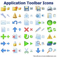   Application Toolbar Icons for Bada