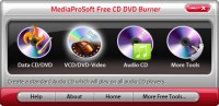   MediaProSoft Free CD DVD Burner