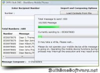   SMS Software Blackberry Mobile