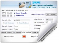   Barcode Maker Post Office