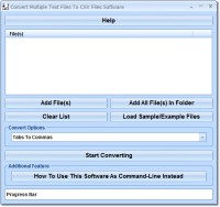   Convert Multiple Text Files To CSV Files Software