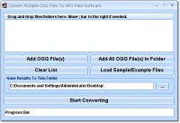   Convert Multiple OGG Files To MP3 Files Software