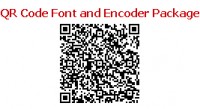   QR Code Font and Encoder Package