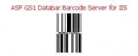   Streaming Databar Barcode Server for IIS