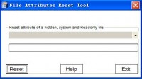   File Attributes Reset Tool
