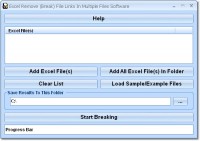   Excel Remove (Break) File Links In Multiple Files Software