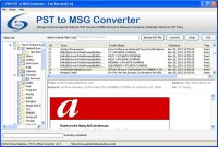   PST Export MSG