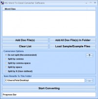   MS Word To Excel Converter Software