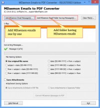   Convert MDaemon MSG to PDF