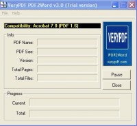   VeryPDF PDF to Word Converter