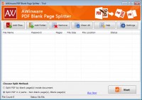   Pdf Blank Page Split and Email