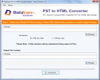   DataVare PST to HTML Converter Expert