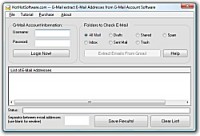   Get GMail Extract email addresses from GMail Account
