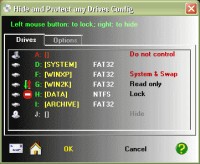   Hide Protect any Drives