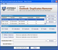   Clear Duplicates Outlook
