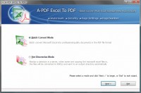   APDF Excel to PDF