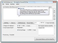   Get Join text files combine and merge csv files into one from multiple files Software