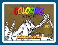   Coloring Book 20 Gears vs Goblins