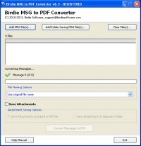   Convert MSG to PDF