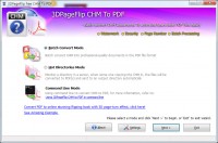   3DPageFlip CHM to PDF freeware